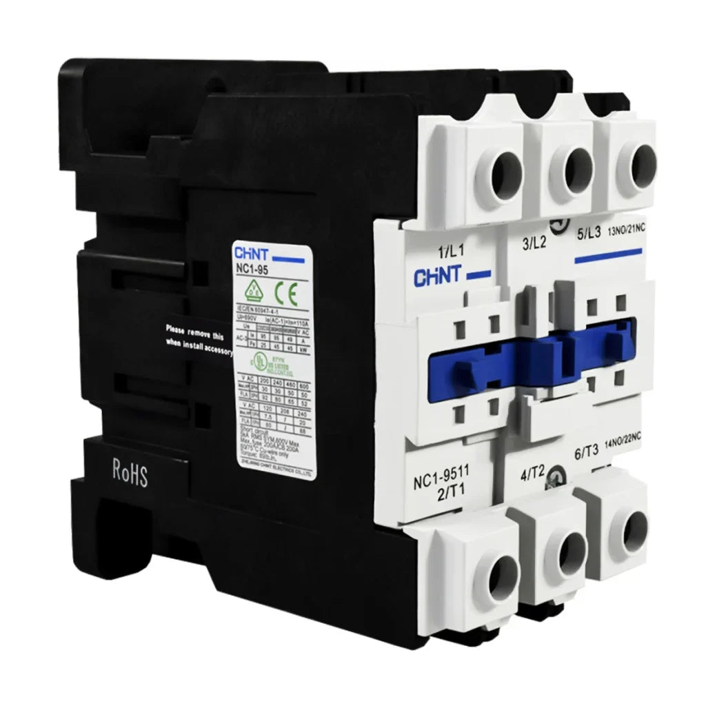 Contactor Chint 95A AC3 Bobina 220VAC - NC1-95