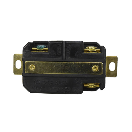 Toma Incrustar de Seguridad 30A 2P + T 250V L6-30R EBCHQ