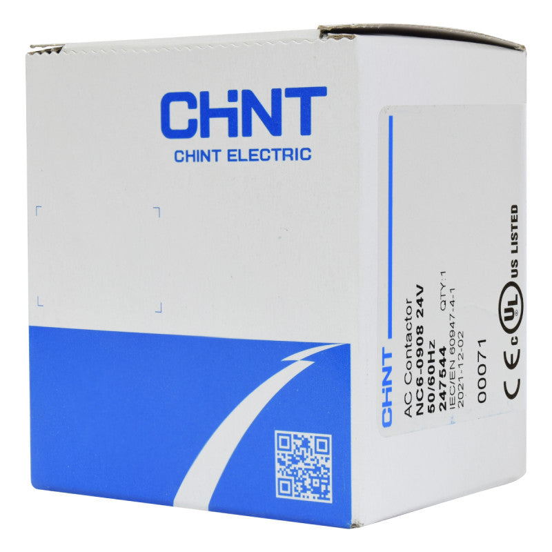 Mini Contactor Auxiliar CHINT 9A AC3 24VAC 2NA+2NC