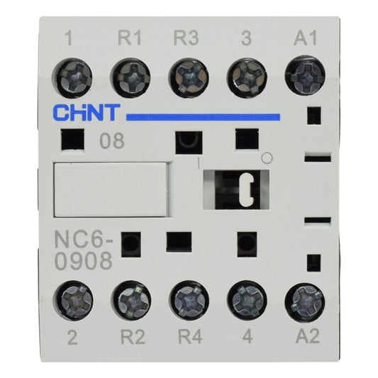 Mini Contactor Auxiliar CHINT 9A AC3 220VAC 2NA+2NC