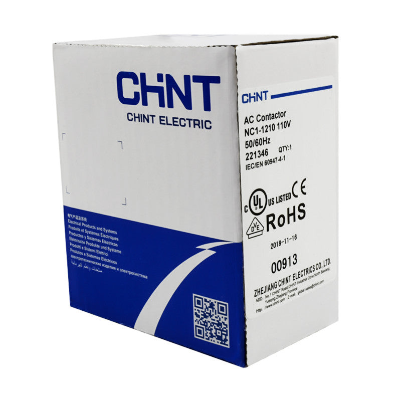 Contactor Chint 12A AC3 Bobina 110VAC - NC1-12