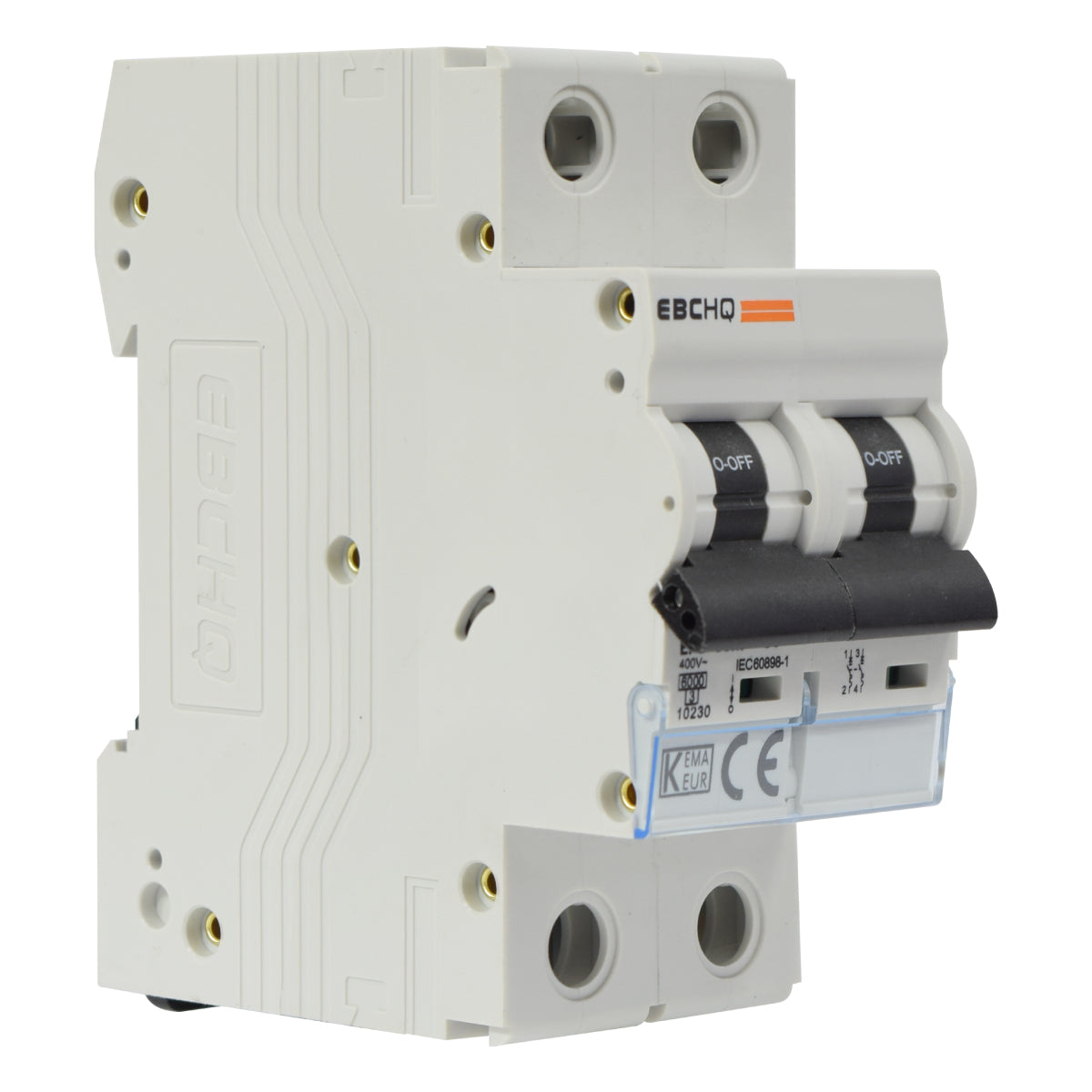 Mini Breaker Termomagnético Riel l 2 Polos l 4A l 6KA l EPB-63M/2-C4 l EBCHQ