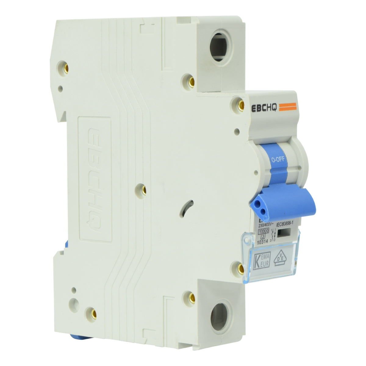 Mini Breaker Termomagnético Riel l 1 Polos l 20A l 10KA l EPB-63H/1-C20 l EBCHQ