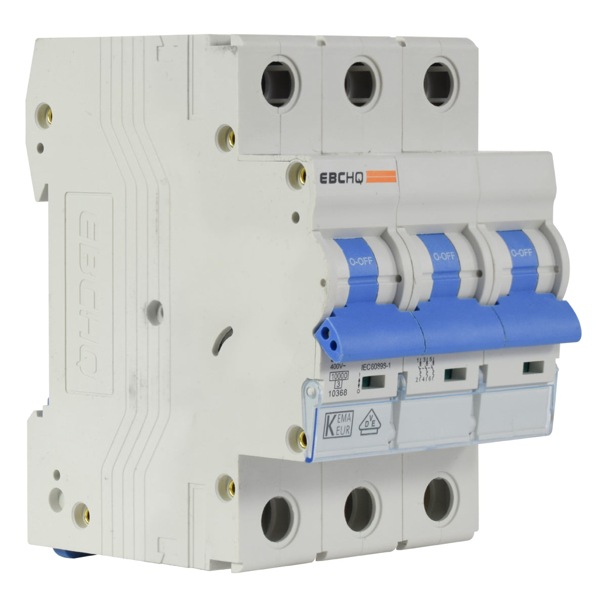 Mini Breaker Termomagnético Riel l 3 Polos l 25A l 10KA l EPB-63H/3-C25 l EBCHQ
