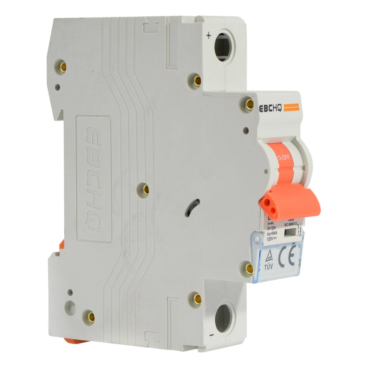 Mini Breaker Termomagnético Riel Corriente Directa l 1 Polos l 4A l 6KA l EPB-63M/1-DC4 l EBCHQ