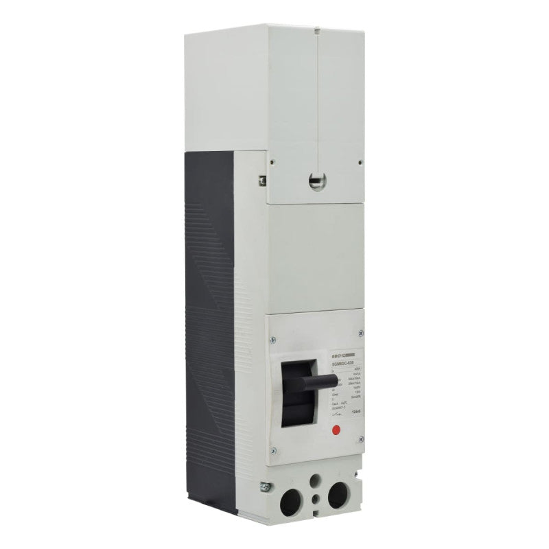 Interruptor de Caja Moldeada De Corriente Directa l Breaker Totalizador Termomagnético l 2 Polos l 400A l 20KA (1500VDC) l SGM6 DC-630 400A l EBCHQ