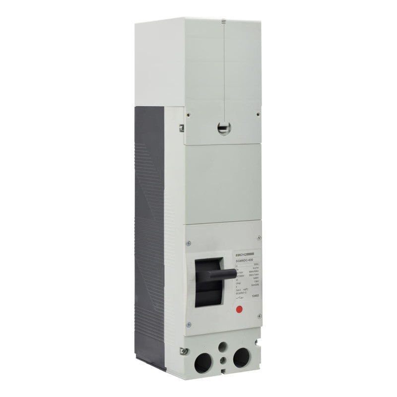 Interruptor de Caja Moldeada De Corriente Directa l Breaker Totalizador Termomagnético l 2 Polos l 500A l 20KA (1500VDC) l SGM6 DC-630 500A l EBCHQ