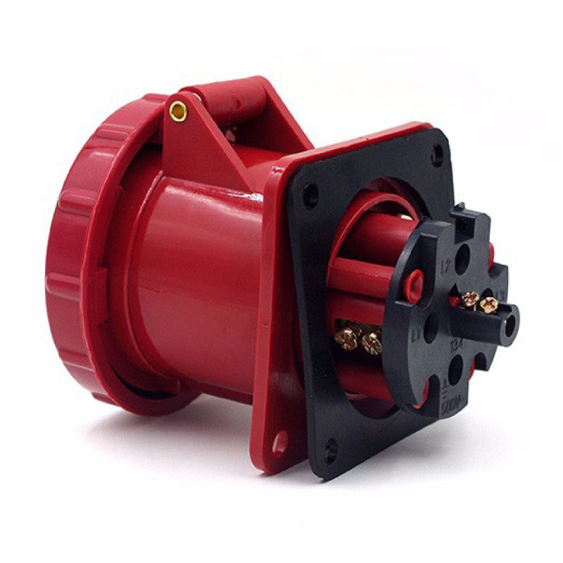 Toma Incrustar 125A 3P + T 6H IP67 415V Rojo KB EBCHQ