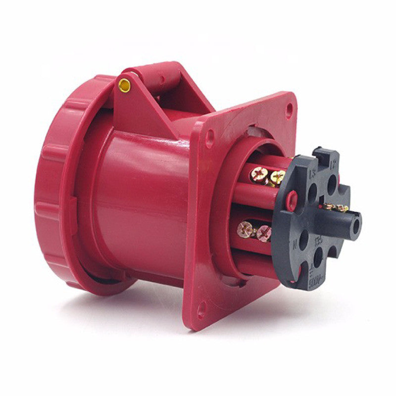 Toma Incrustar 125A 3P+N+T 6H IP67 415V Rojo KB EBCHQ