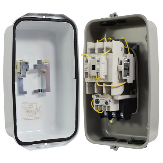 Arrancador Directo KRIPAL l 63 - 85Amp l 220VAC l Metálico l IP-44 l Mod. UKQ-85MB