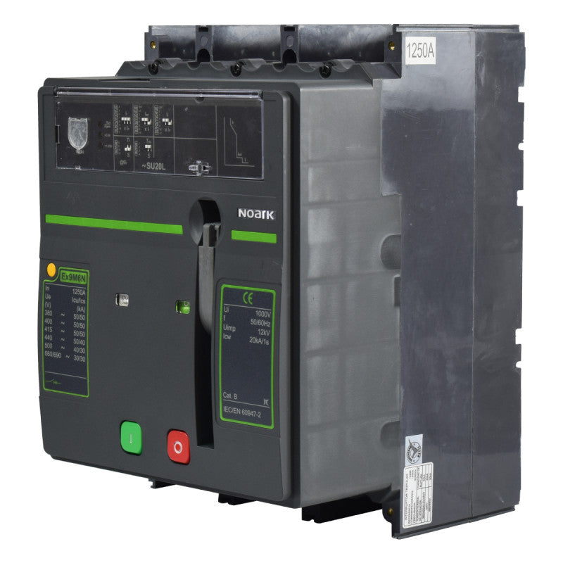 Interruptor Automático de Caja Moldeada l Breaker Totalizador Industrial Termomagnético l Ajustable l Motorizado l 3 Polos l 640 - 1600A l 50KA l Ex9M6N l NOARK