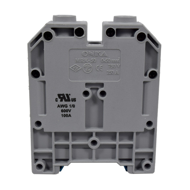 Bornera Atornillable l Gris l 150A l 750V l 1/0AWG
