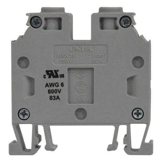 Bornera Atornillable l Gris l 76A l 750V l 6AWG