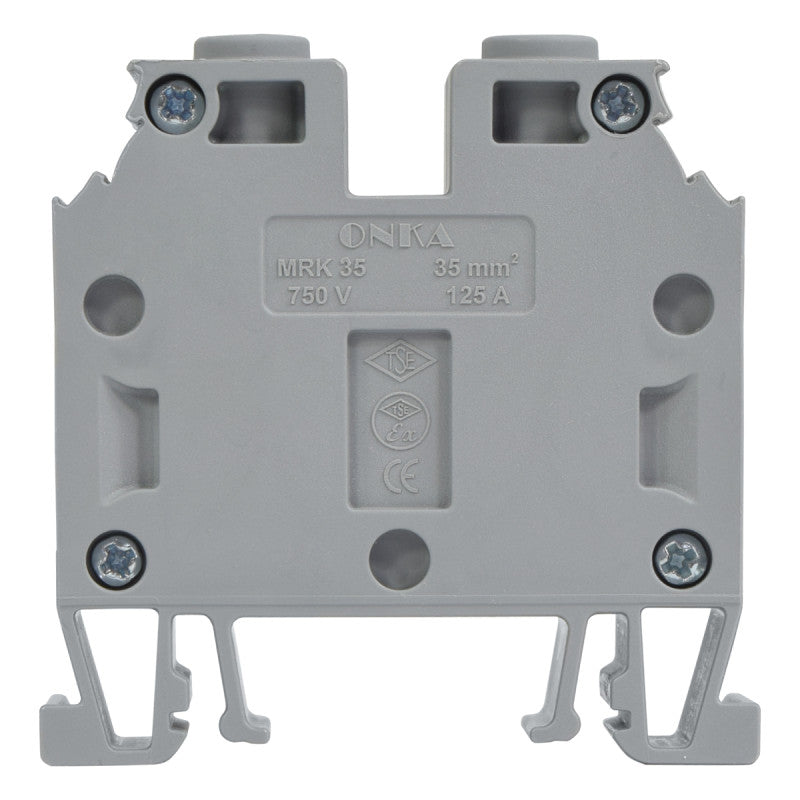Bornera Atornillable l Gris l 125A l 750V l 2AWG