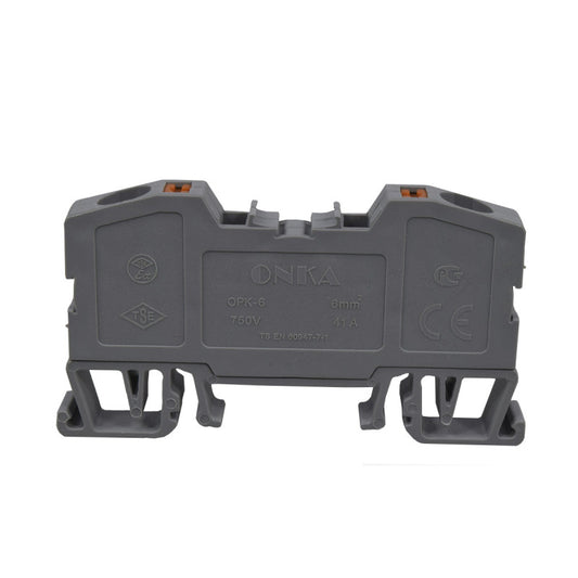 Bornera de Resorte l Gris l 41A l 750V l 8AWG