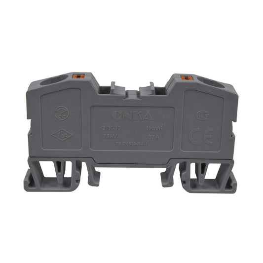 Bornera de Resorte l Gris l 57A l 750V l 8AWG