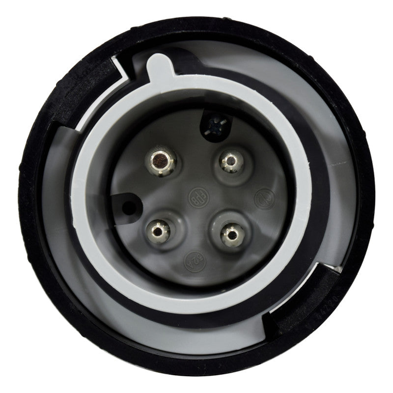 Clavija 32A 3P + T 7H IP67 500V Negro CEE PALAZZOLI