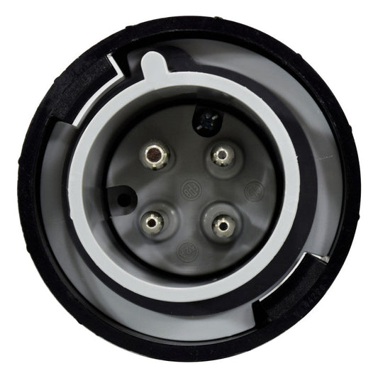 Clavija 32A 3P + T 7H IP67 500V Negro CEE PALAZZOLI