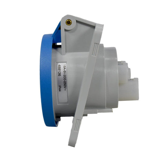 Toma Incrustar 16A 2P + T 6H IP44 250V Azul TOPTER PALAZZOLI