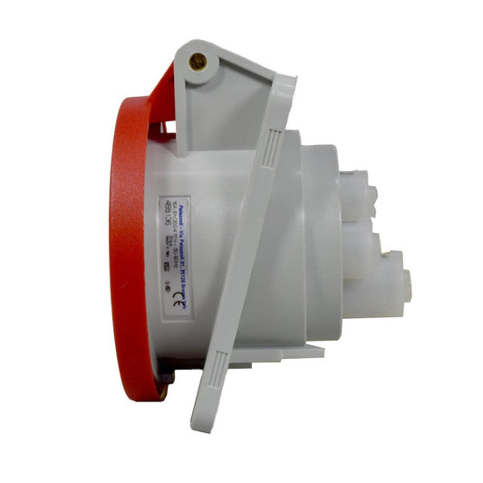 Toma Incrustar 16A 3P + T 6H IP44 415V Rojo TOPTER PALAZZOLI