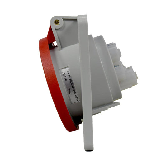 Toma Incrustar 16A 3P+N+T 6H IP44 415V Rojo TOPTER PALAZZOLI