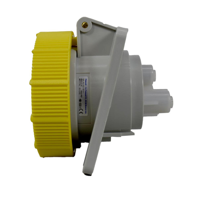 Toma Incrustar 32A 2P + T 4H IP67 130V Amarillo TOPTER PALAZZOLI