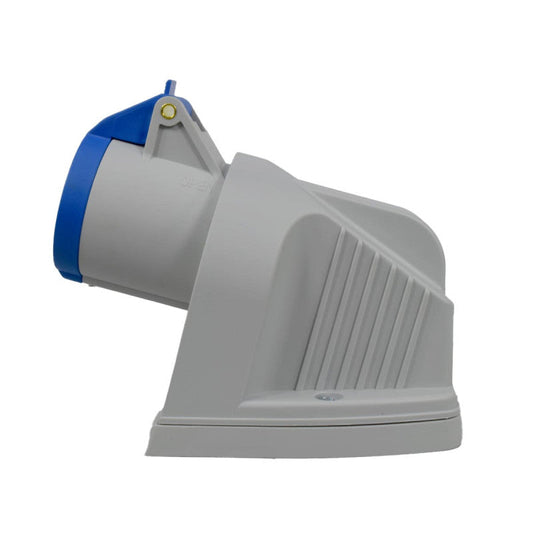 Toma Sobreponer 16A 2P + T 6H IP44 250V Azul TOPTER PALAZZOLI