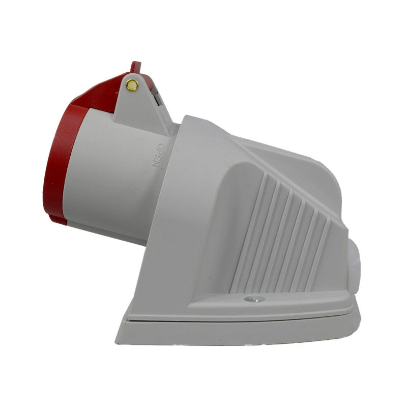 Toma Sobreponer 16A 3P + T 6H IP44 415V Rojo TOPTER PALAZZOLI