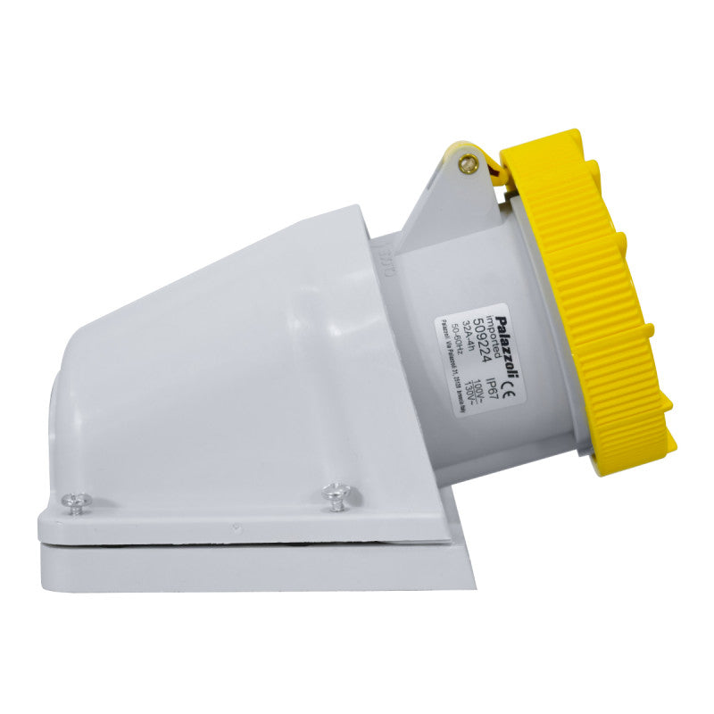 Toma Sobreponer 16A 3P+N+T 6H IP67 415V Rojo TOPTER PALAZZOLI