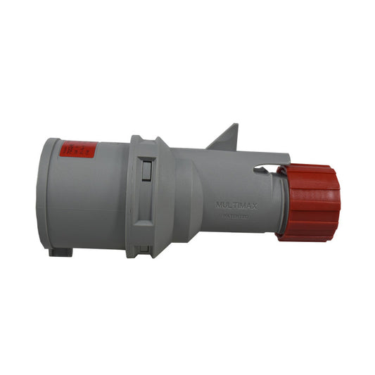 Clavija 32A 3P+N+T 6H IP44 415V Rojo MULTIMAX PALAZZOLI
