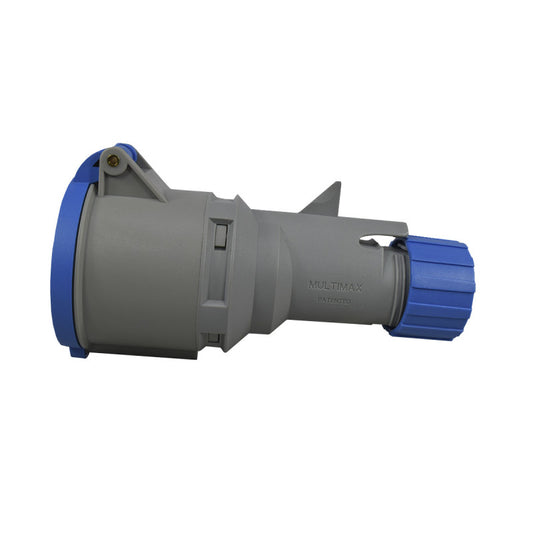 Toma Aérea 32A 3P+N+T 9H IP44 250V Azul MULTIMAX PALAZZOLI