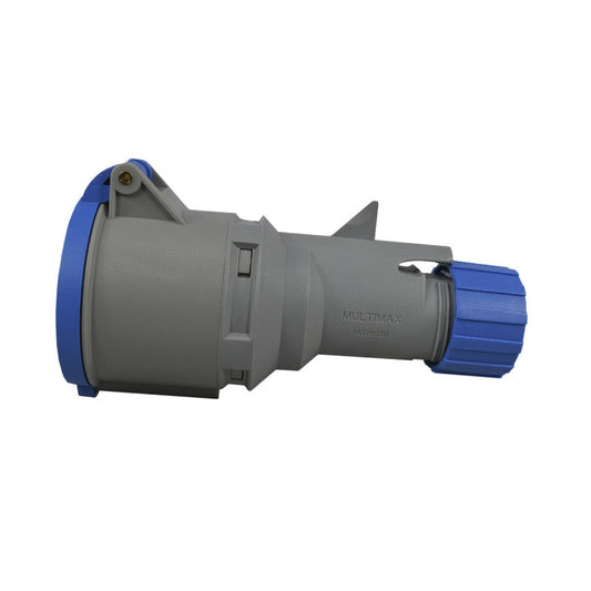 Toma Aérea 32A 3P+N+T 9H IP44 250V Azul MULTIMAX PALAZZOLI