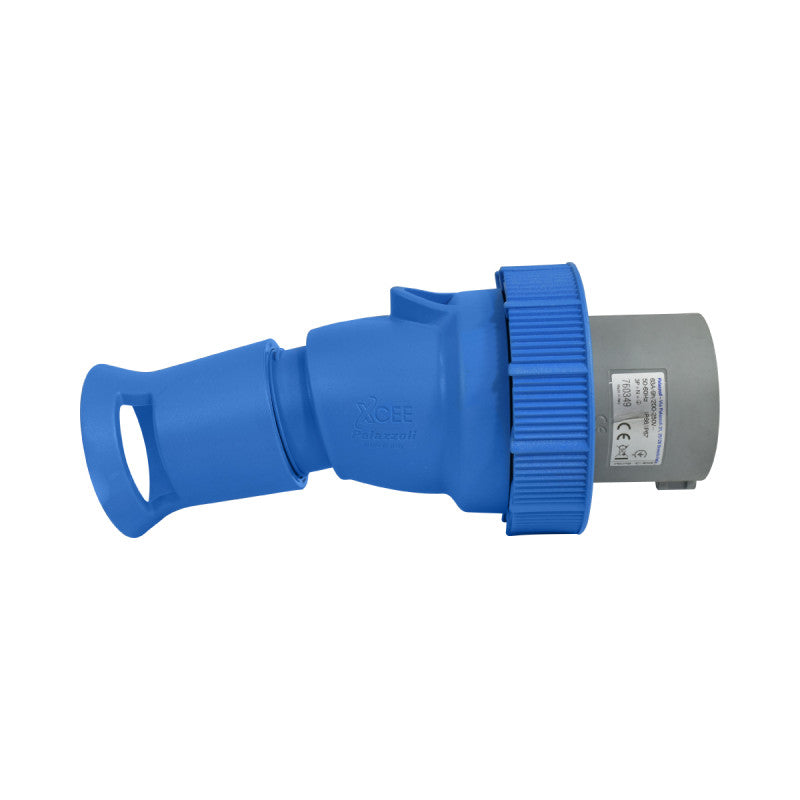 Clavija 63A 3P+N+T 9H IP67 230V Azul X-CEE PALAZZOLI