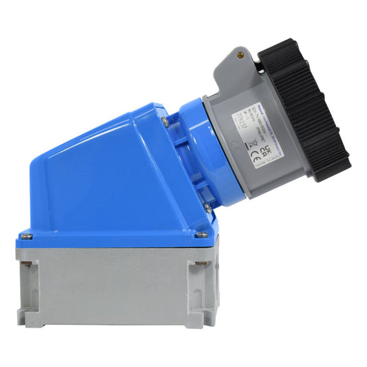 Toma Sobreponer 32A 3P + T 7H IP67 500V Negro X-CEE PALAZZOLI