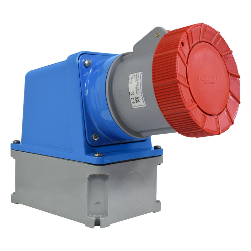 Toma Sobreponer 125A 3P + T 6H IP67 400V Rojo X-CEE PALAZZOLI