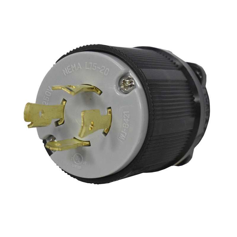 Tomas y Clavijas Industriales de Seguridad NEMA 15A, 20A y 30A