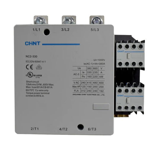 Contactor Chint 330A AC3 Bobina 220VAC - NC2-330
