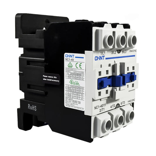 Contactor Chint 40A AC3 Bobina 110VAC - NC1-40