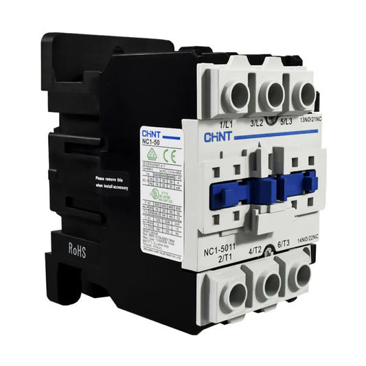 Contactor Chint 50A AC3 Bobina 110VAC - NC1-50