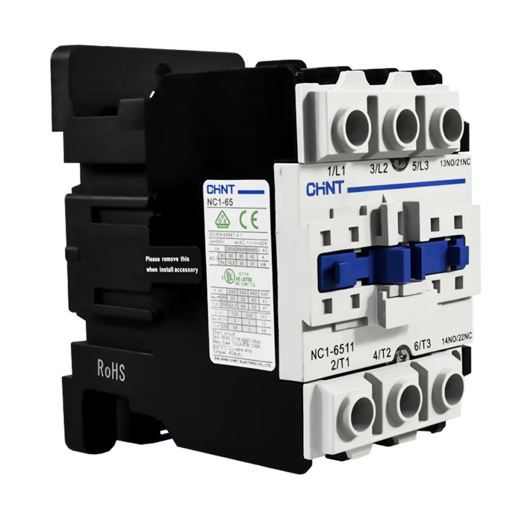 Contactor Chint 65A AC3 Bobina 110VAC - NC1-65