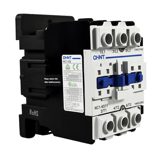 Contactor Chint 65A AC3 Bobina 220VAC - NC1-65