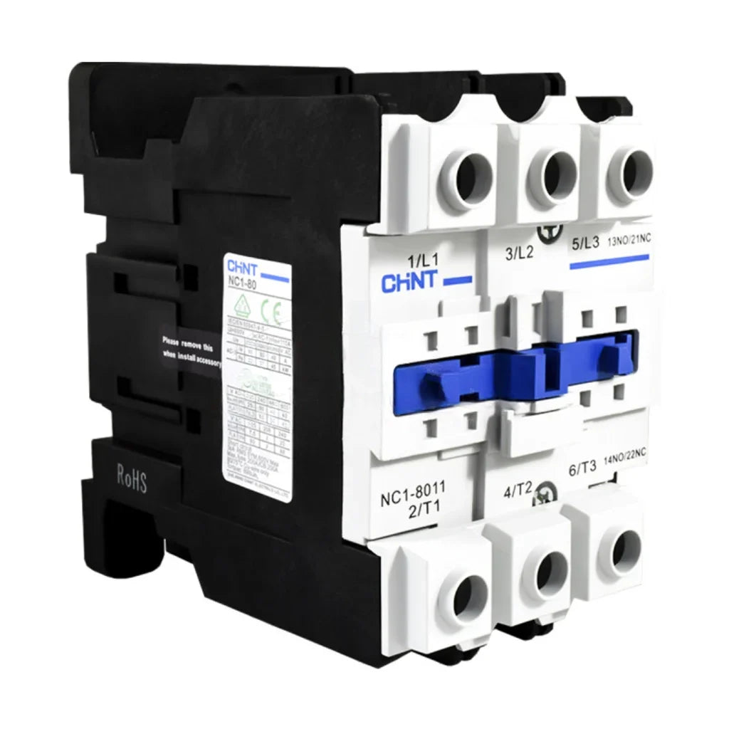 Contactor Chint 80A AC3 Bobina 220VAC - NC1-80