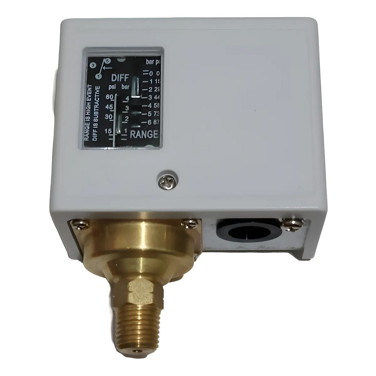 Presostato / Vacuostato -0,5 - 6Bar l 1/4" NPT Macho Serie MLSP