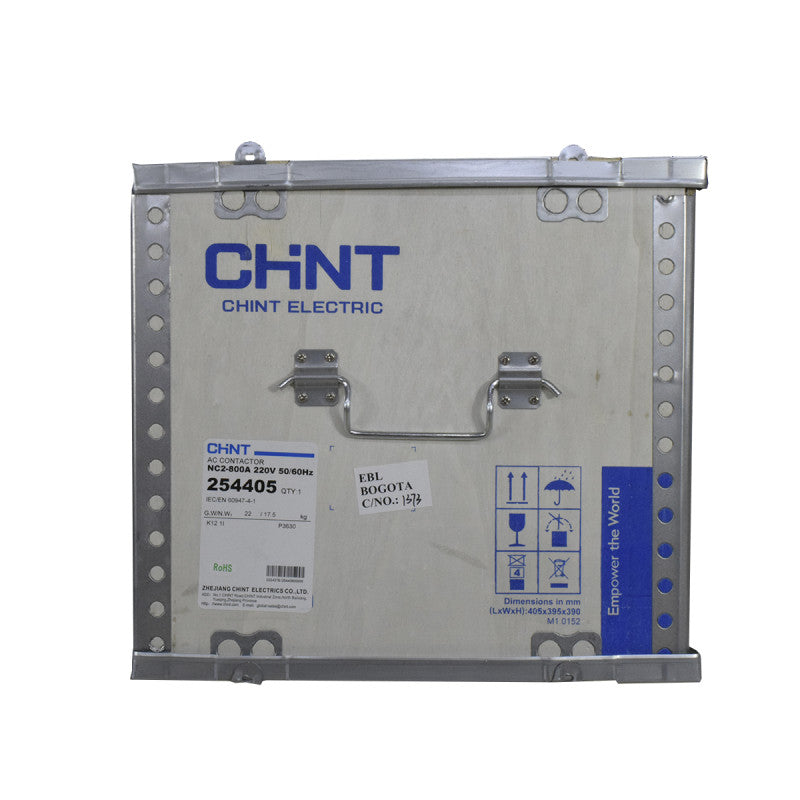 Contactor Chint 800A AC3 Bobina 220VAC - NC2-800