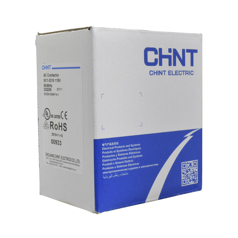 Contactor Chint 32A AC3 Bobina 110VAC - NC1-32