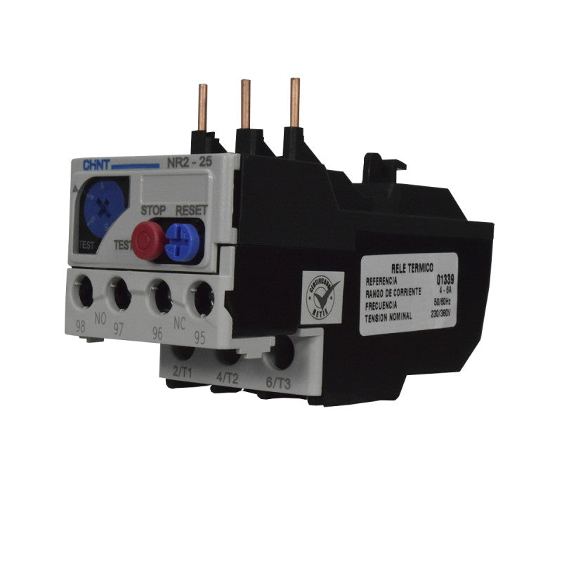 Relé De Sobrecarga Térmico Chint 4 - 6A / NR2-25
