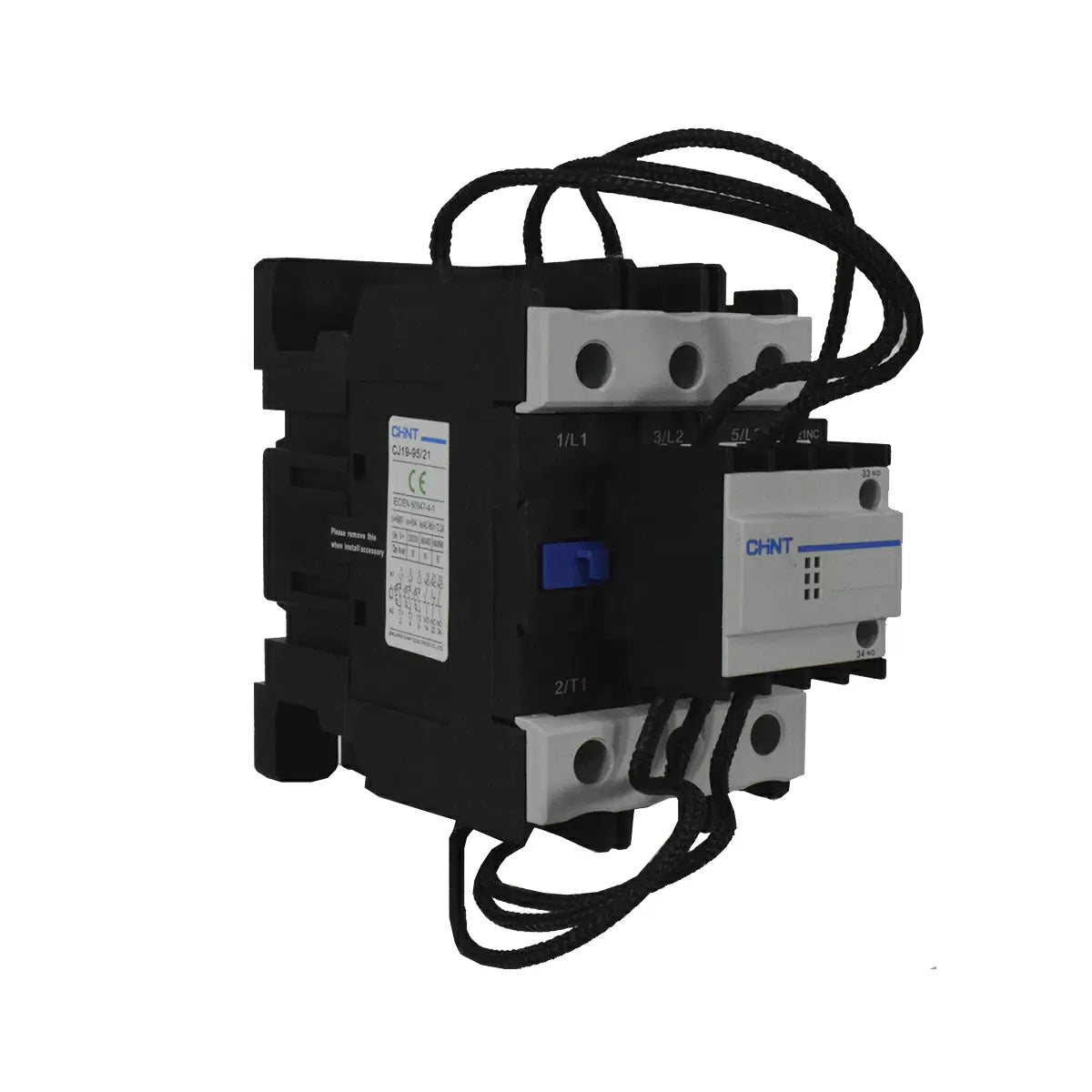 Contactor Para La Corrección Del Factor De Potencia 95A / 35KVAR Bobina 220VAC - Chint
