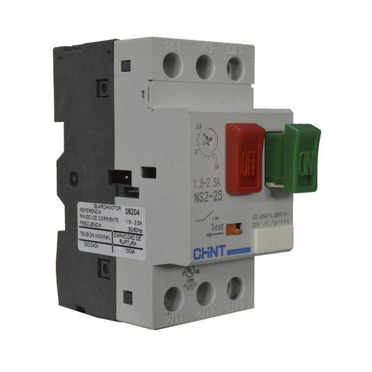 Guardamotor CHINT NS2-25 1,6 - 2,5 Amperios
