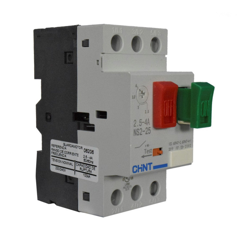 Guardamotor CHINT NS2-25 2,5 - 4 Amperios
