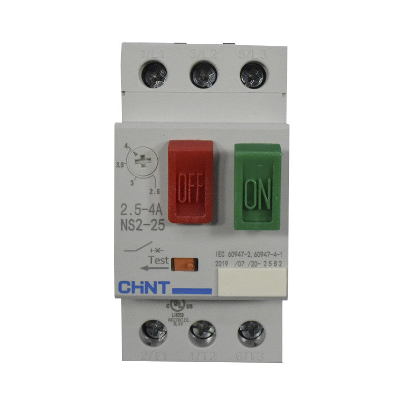 Guardamotor CHINT NS2-25 2,5 - 4 Amperios